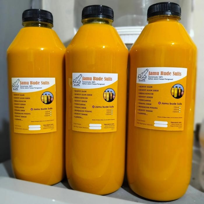 

Terlaris Jamu Kunyit Asam Sirih 500Ml / Jamu Bude Sulis