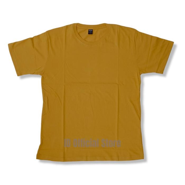 

Terlaris Kaos Polos Pendek Kuning Kunyit Cotton Combed 30S / Grosir Kaos Katun