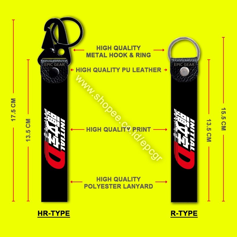Fresh Finds High Quality Gantungan Kunci Initial D Fujiwara Tofu Premium Keychain Strap Key Holder