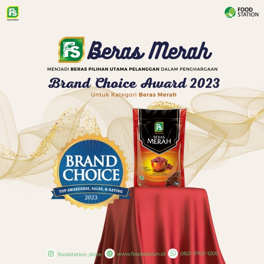 

Food Station - Beras Merah 1 Kg