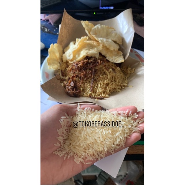 

Beras Basmati Nasi Kebuli Nasi Mandhi Abu Kass & Basmati Pakistan 500Gram - 1Kg