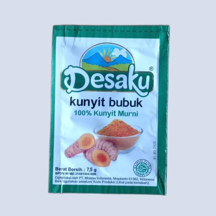 

Terlaris Desaku Kunyit Bubuk Murni 7,5 Gram