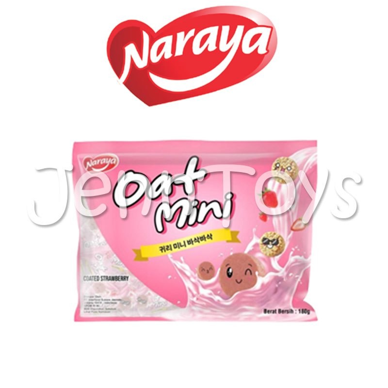 

Naraya Oat Mini Oatchoco Coated Seral Granola Oat Coated Matcha White Strawberry Dark Chocolate