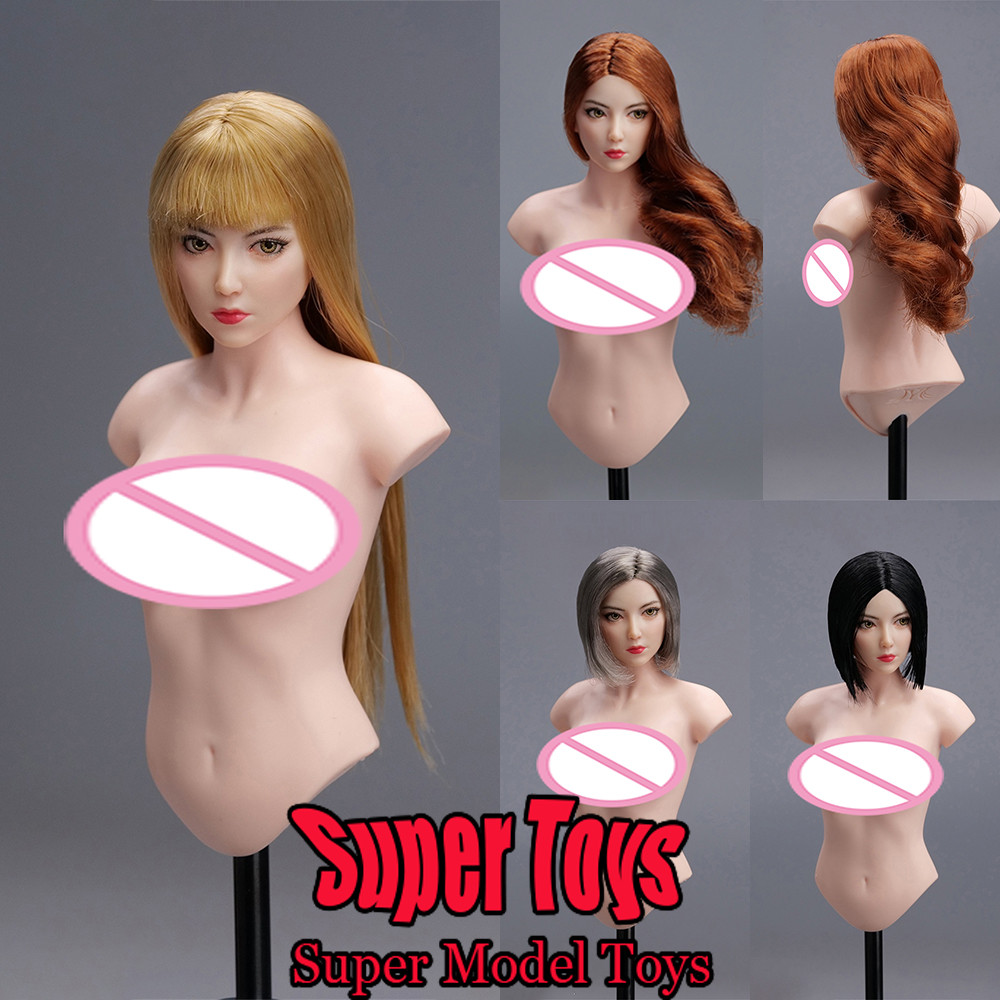 In Stock Ymtoys Ymt107 1/6 Scale Female Soldier Head Sculpture Meng Lu Head Carving Fit 12-Inches