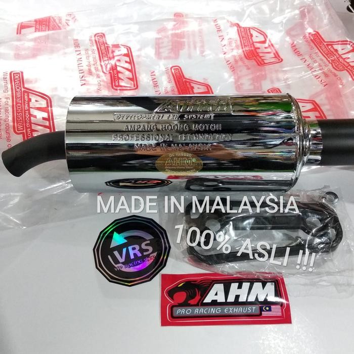 KNALPOT AHM SATRIA 2TAK SATRIA HIU FIZ R FORCE ONE ASLI MALAYSIA