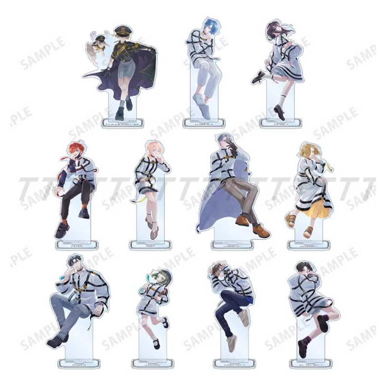 Game Milgram Acrylic Stand Doll Anime Mikoto Amane Shidou Es Haruka Kazui Yuno Figure Model Plate