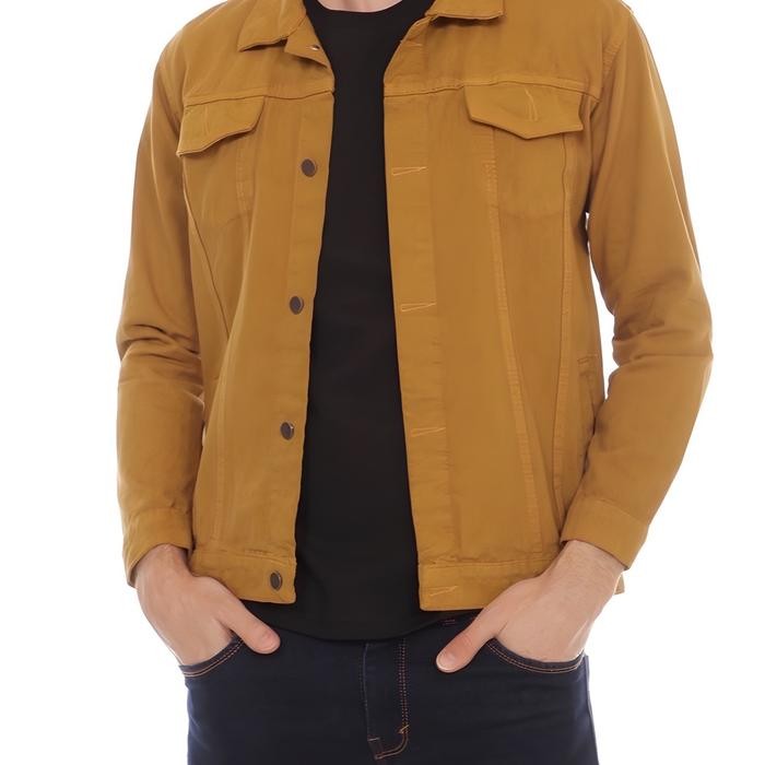 

Terlaris Jaket Jeans Denim Polos Kunyit Panjang Motif