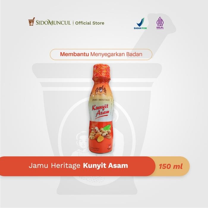 

Terlaris Jamu Heritage Kunyit Asam 150Ml