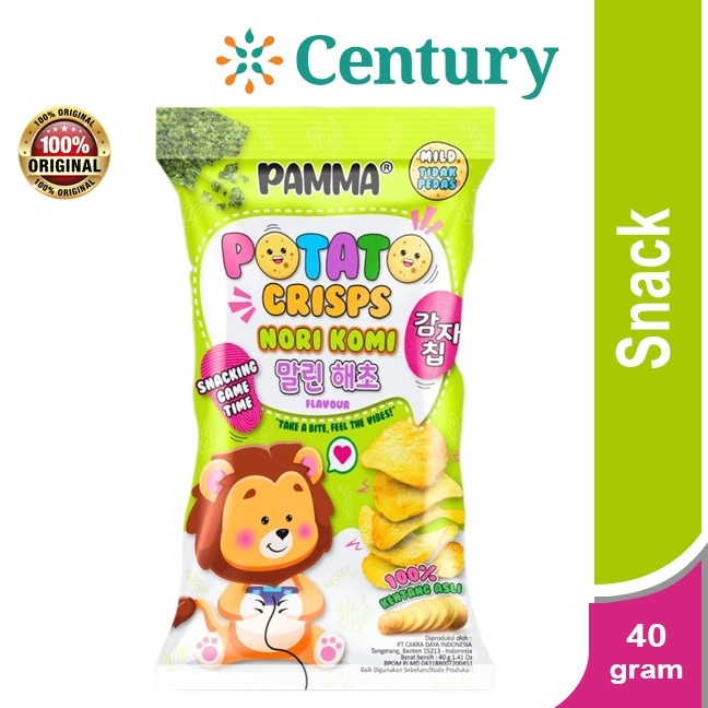 

PAMMA POTATO CRISPS NORI KOMI 40GR / MAKANAN RINGAN / KERIPIK /CEMILAN