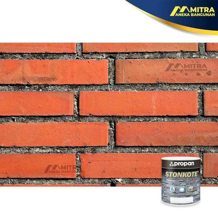 JTTOP" PROPAN STONKOTE CAT BATA MERAH / COATING BATA MERAH PELAPIS BATU ALAM