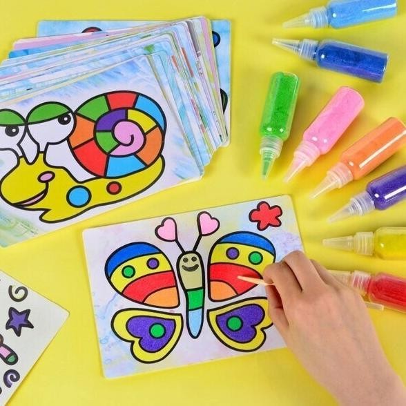 

Promo !!! Alat Lukis Mewarnai Gambar Pasir Warna Ajaib Kado Anak Perempuan Laki