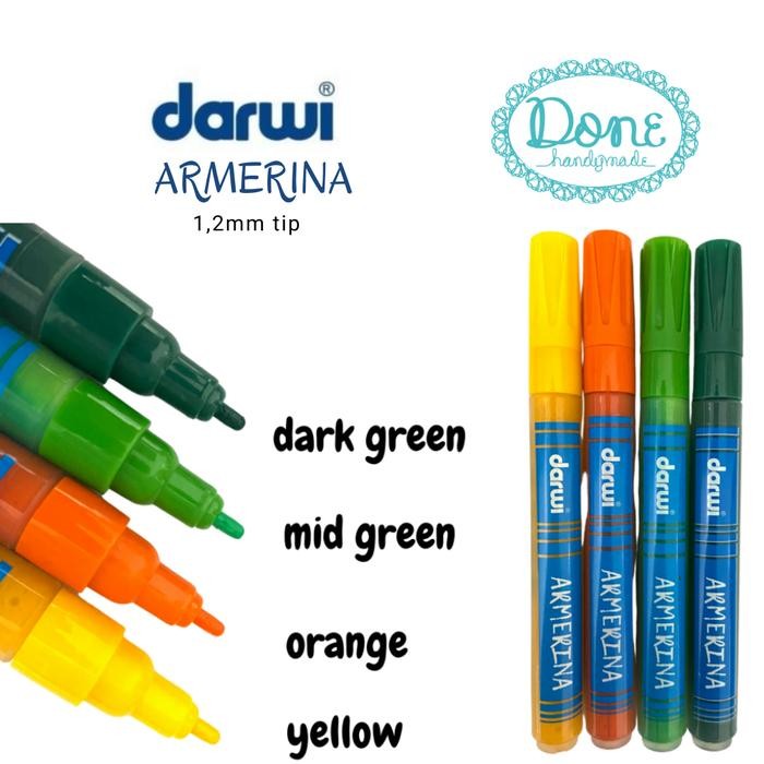 

Darwi armerina acrylic paint marquer cat akrilik keramik alat lukis 3