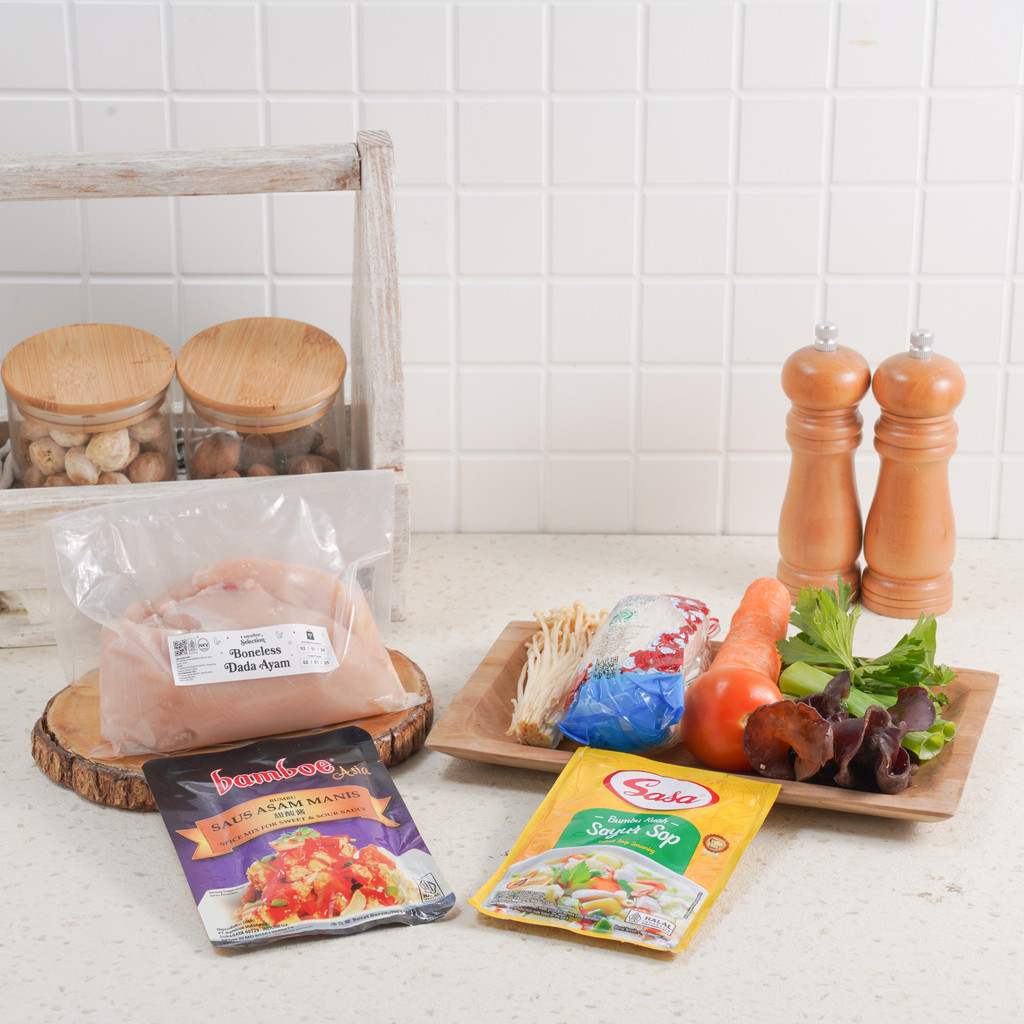 

Sayurbox x Sirka Bundle Paket Masak Ayam Asam Manis & Sup Kimlo 1 pack