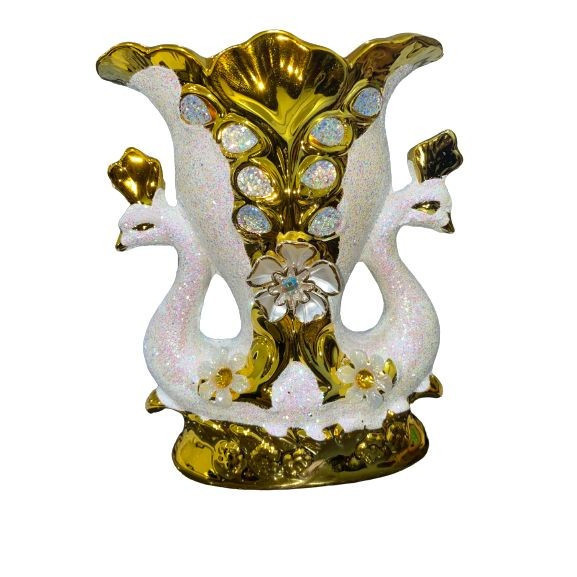 Vas Bunga Keramik Arab Gold Kalrafi dan Motif Lain-Lain