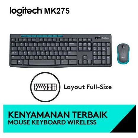 Logitech Mk275 Wireless Keyboard Mouse