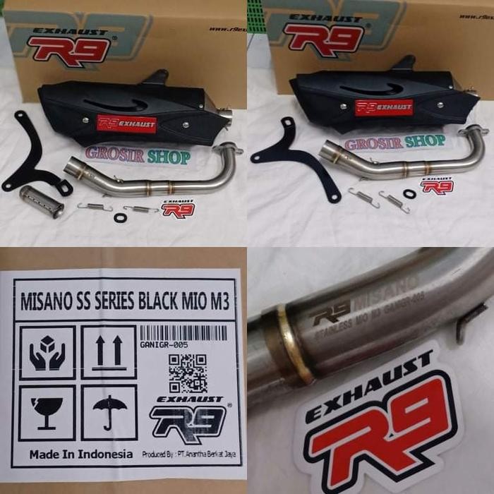 KNALPOT R9 MISANO M3 - Z - SOUL GT 125 - FINO 125 - X RIDE 125