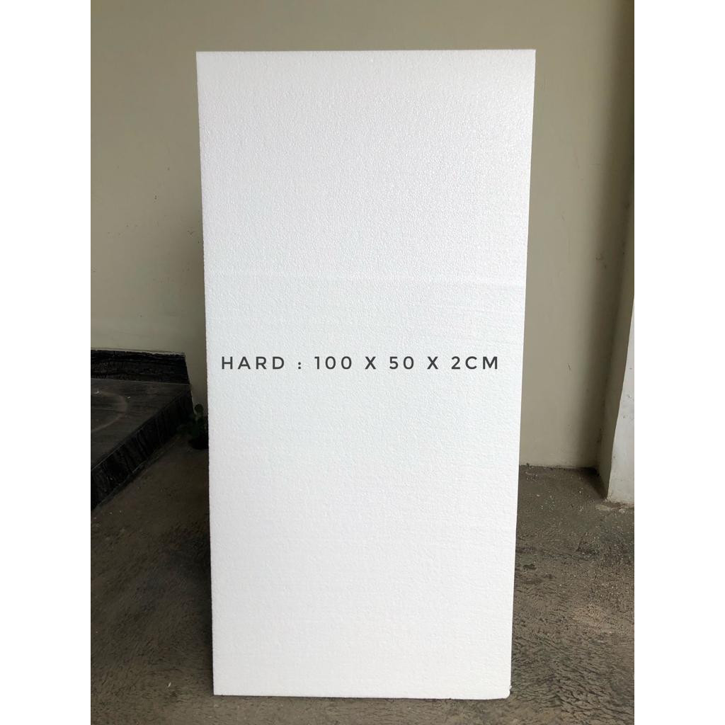 Flowpartt Styrofoam Lembaran 100 X 50 X 2Cm - Styrofoam Dekorasi - Sterofoam Lembaran - Lembaran