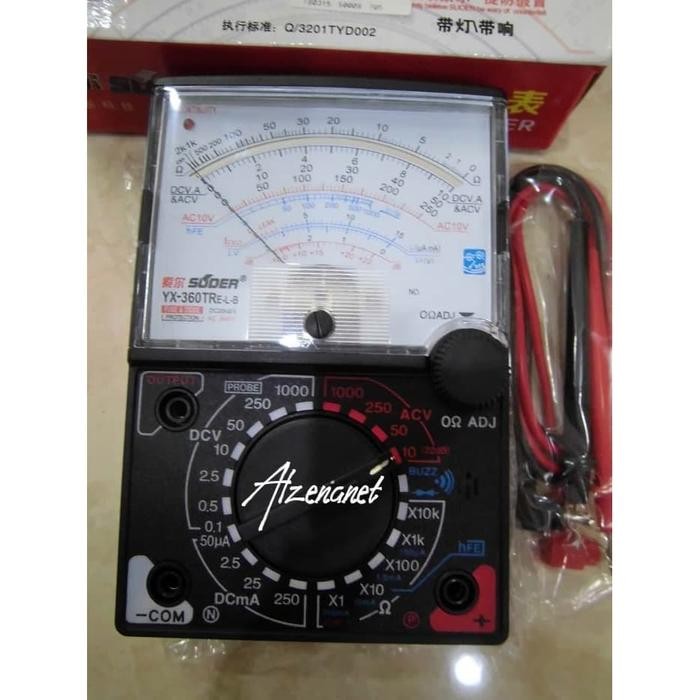 Murah Multitester Analog Suoer Yx-360Tr With Buzz