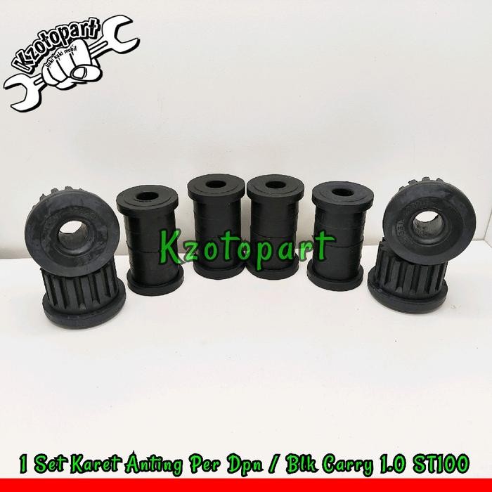 Berkahsspeed 1 Set Karet Per Bos Bosh Per Karet Bushing Anting Per St100 Carry 1.0 Depan Belakang 12