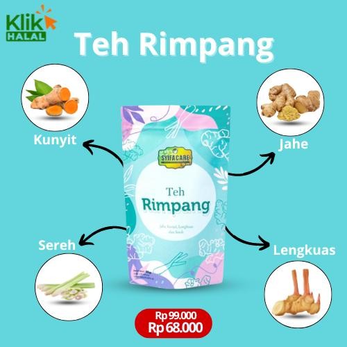 

Terlaris Syifacare Ramuan Rimpang Teh Instan Herbal Alami Kunyit Lengkuas Sereh