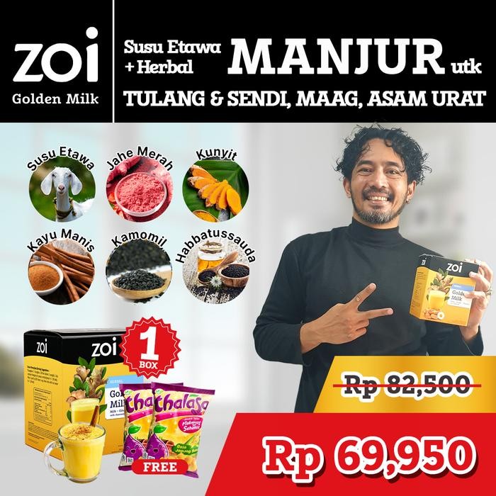 

Terlaris Beli 1 Box Free 2 Thalasa Yama X Zoi Golden Milk Susu Herbal Susu Sehat Susu Kambing Etawa