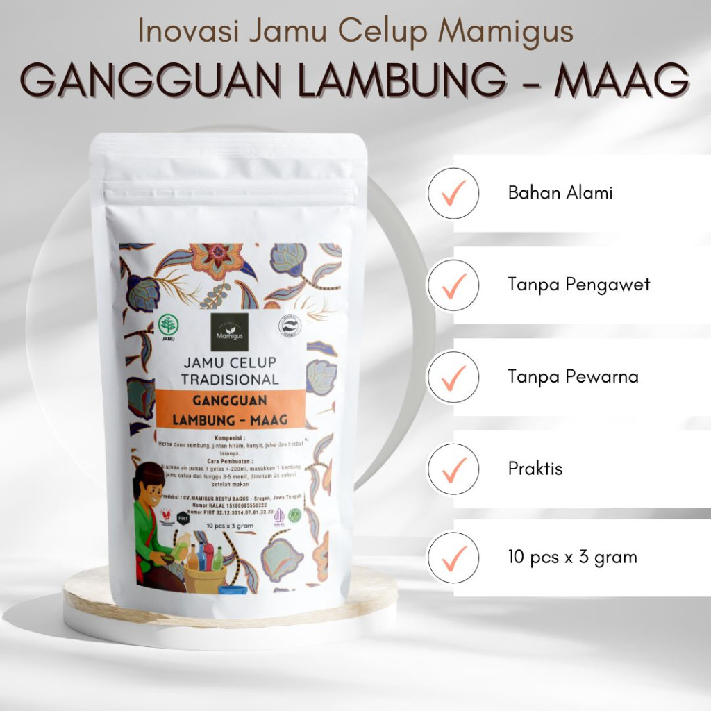 

TERMURAH!! Jamu Celup Tradisional GANGGUAN LAMBUNG / MAAG
