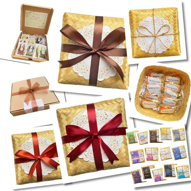 

TERMURAH!! JASA Wadah Hampers Parcel Besek dan Kardus