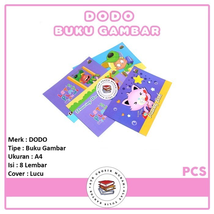 

Buku Gambar A4 Dodo Terlaris ATK Murah Ecer!!