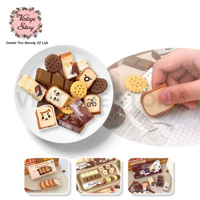 

Penghapus Bentuk Cokelat Lucu Koleksi ATK Hadiah Ulang Tahun