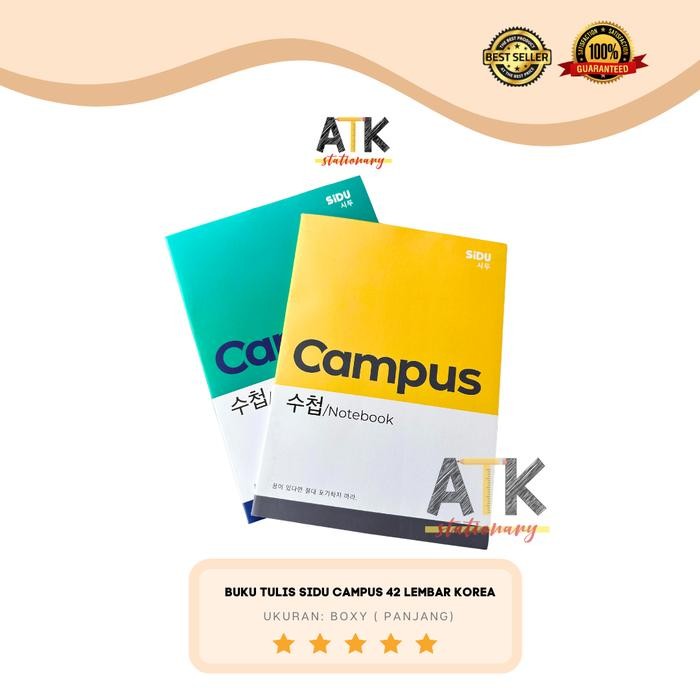 

Buku Tulis Campus Korea SiDU Maxi 42 Lembar Motif Boxy Panjang 1 Pack ( Isi 5 Buku) atk