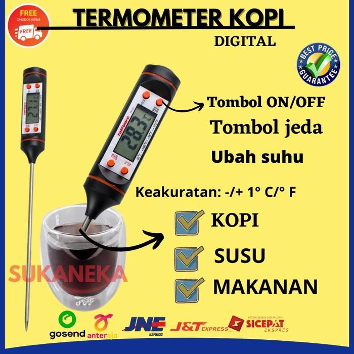 

Thermometer Masak Dan Kopi Digital Termometer Alat Ukur Suhu Air Makanan Minuman