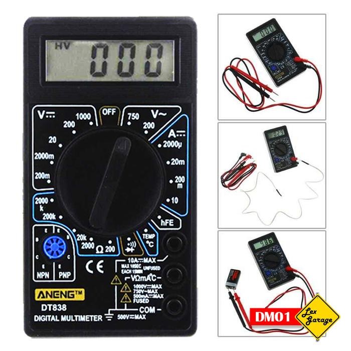 MULTIMETER AVOMETER MULTITESTER DIGITAL TANG AMPERE DIGITAL ANENG