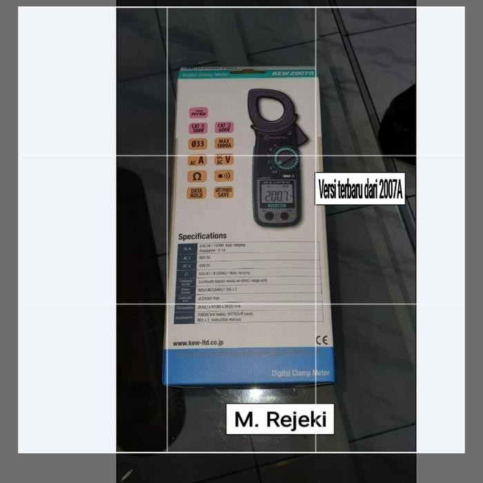 KYORITSU 2007A TANG AMPERE DIGITAL CLAMP METER KYORITSU 2007 A ORI TERMURAH