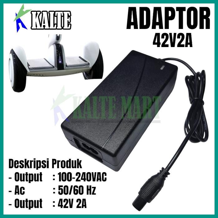 Adapter Charger Hoverboard 42V 2A Adaptor Charger Smart Balance Wheel 42V 2A Adapter Scooter