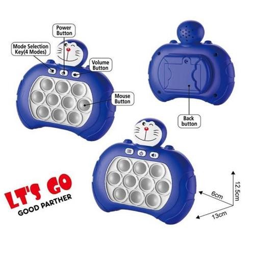 Promo Kado Anak MAINAN ANAK GAME VIRAL POP IT ELEKTRIK FIDGET TOYS LED - POP DORAEMON