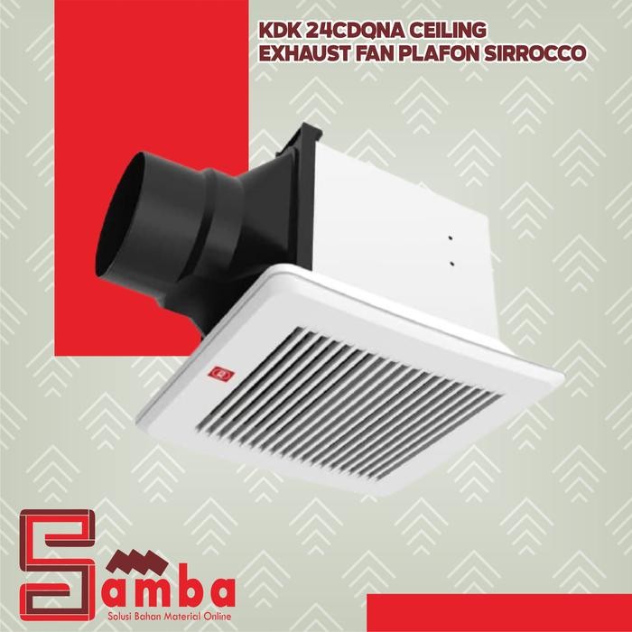 TERLARIS KDK 24CDQNA CEILING EXHAUST FAN PLAFON SIROCCO KDK 24 CDQN