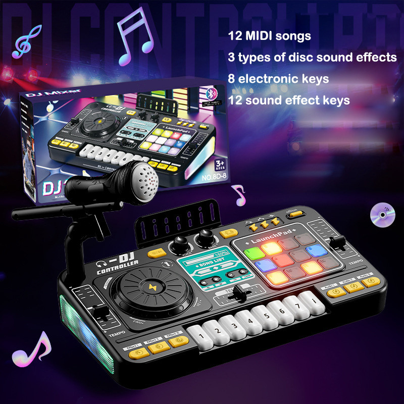 Multifunctional Dj Mixer Controller Electronic Organ Dj Player Music Entertainment Toy Musical