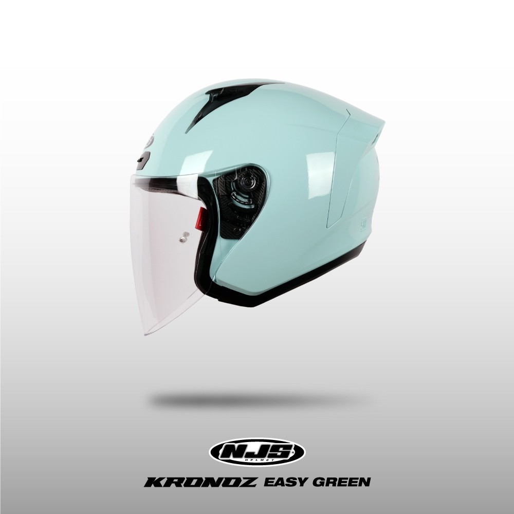 NJS KRONOZ Easy Green - Helm Half Face NJS Kronoz Kronoz Polos Kronoz NJS Helm Polos NJS Polos SNI