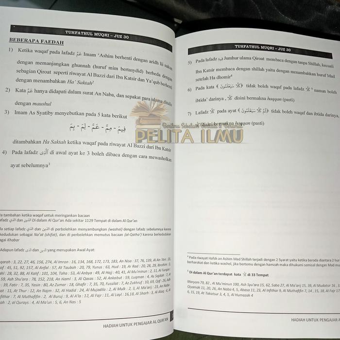 

SALE BUKU TUHFATUL MUQRI JUZ 30 - HADIAH UNTUK PENGAJAR AL-QUR'AN READY