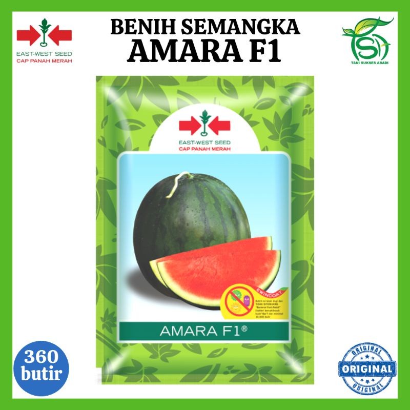 Benih Semangka AMARA F1 360 Biji - Bibit Non Biji Cap Panah Merah