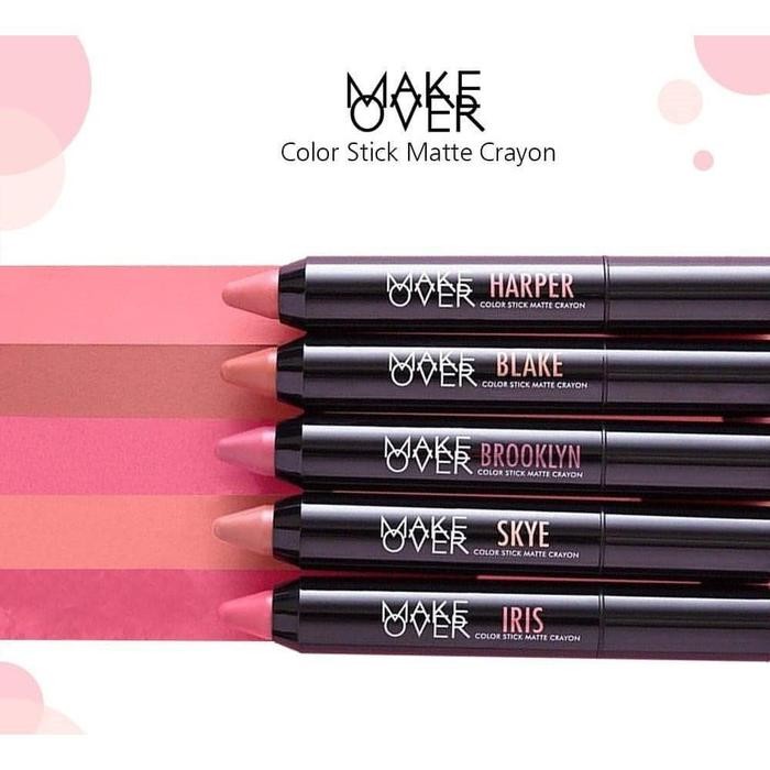Make Over Color Stick Matte Crayon / make over lip crayon / lipstik make over crayon