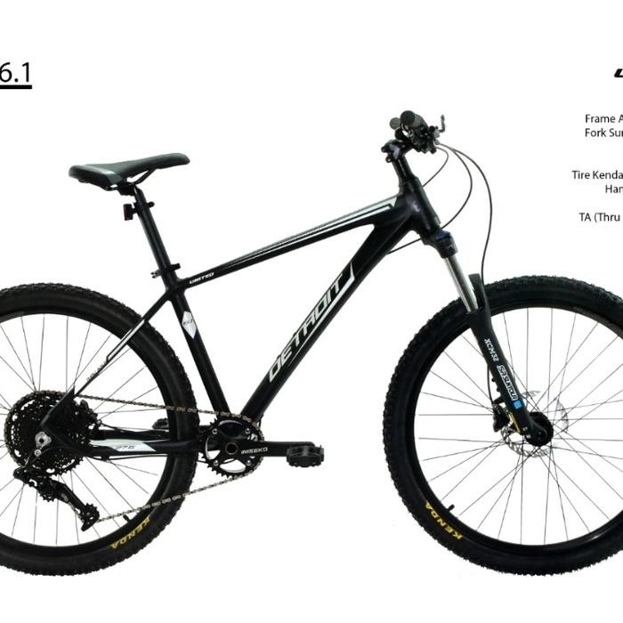 Bagus Sepeda Mtb 27.5 Inch United Detroit 6.1 Hydraulic 12 Speed