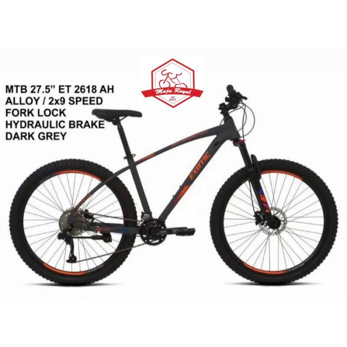 Murah Sepeda Gunung Mtb Exotic Et 2618 Ah Hydraulic 18 Speed 27,5 Inch Alloy