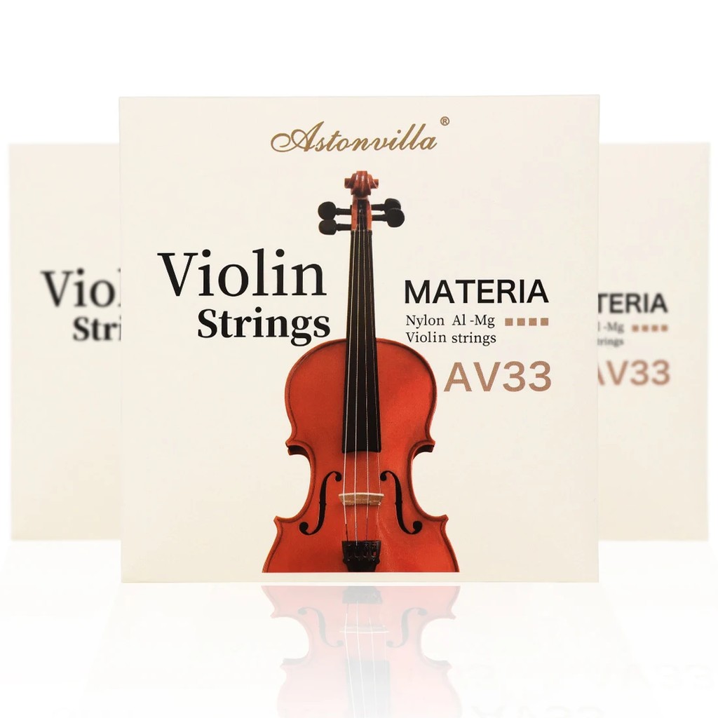 Astonvilla Violin String Nylon Material AV33 Four-string Violin Strings Metal Bead Head Violin Acces