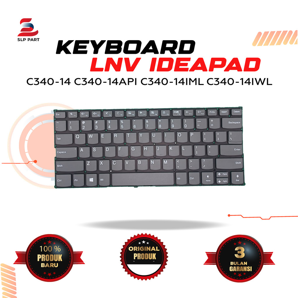 Keyboard Lenovo Ideapad c340-14 c340-14api c340-14iml c340-14iwl