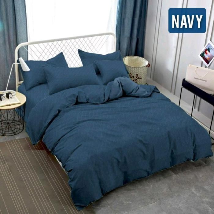 QUINCY VALLERY - Bedcover set vallery Quincy polos ukuran 160x200 / 180 x 200 Tinggi 30cm bahan