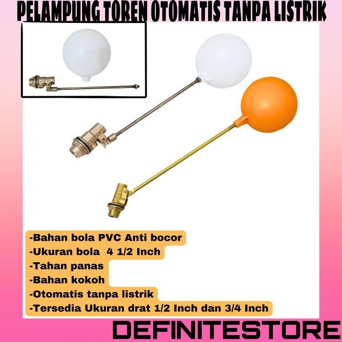 Pelampung Tandon Air Pelampung Toren Pelampung Otomatis Pelampung Air Tiang Kuningan Pelampung Bola