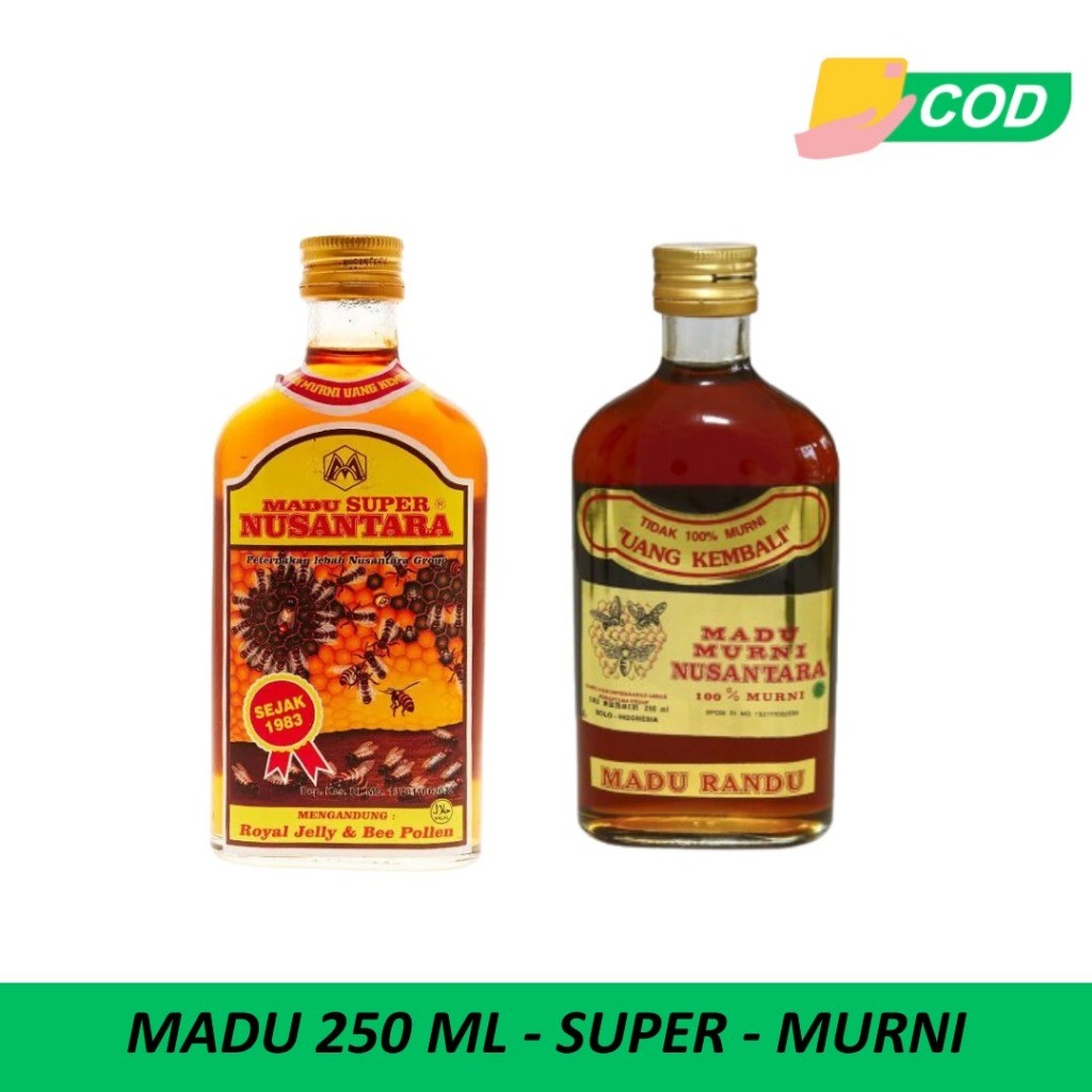 

Sensasi Lezat Madu Nusantara Original - Madu Murni - Madu Super - 1 Botol 250 Ml