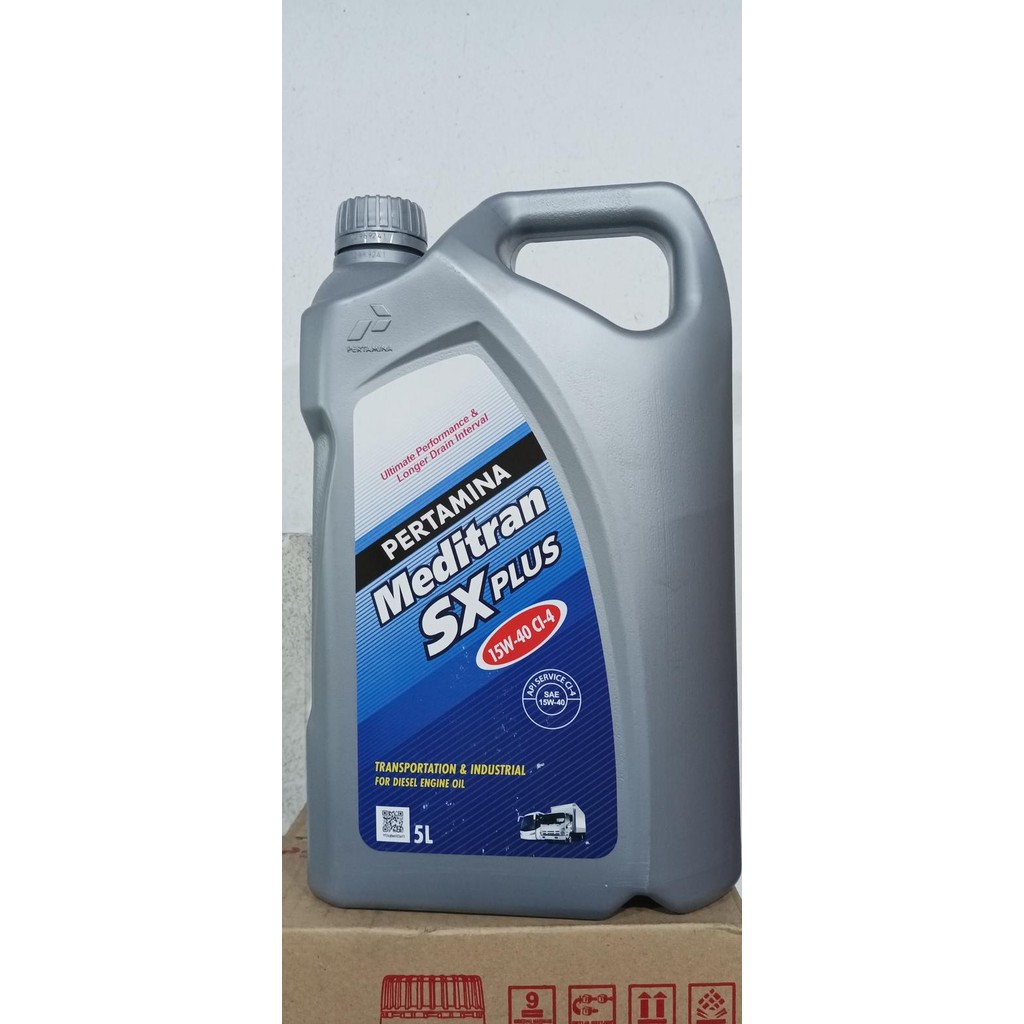 PERTAMINA - MEDITRAN SX PLUS - SAE 15W-40 - API CI - 4 - 5 LITER