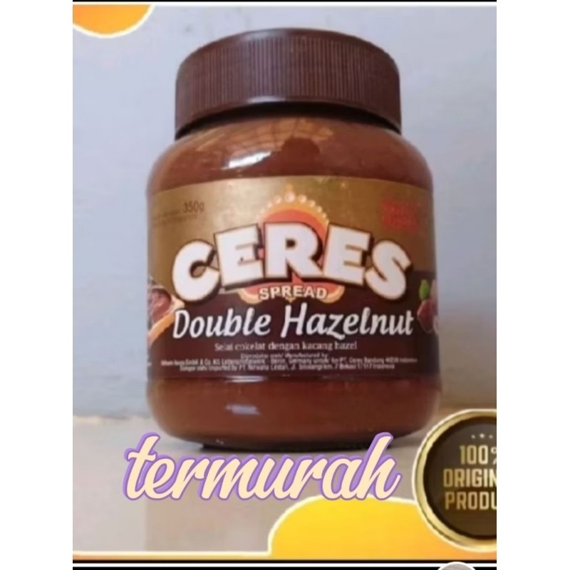 

Konter Makanan Ceres Spread Hazelnut Spread 350Gram Selai Double Hazelnut
